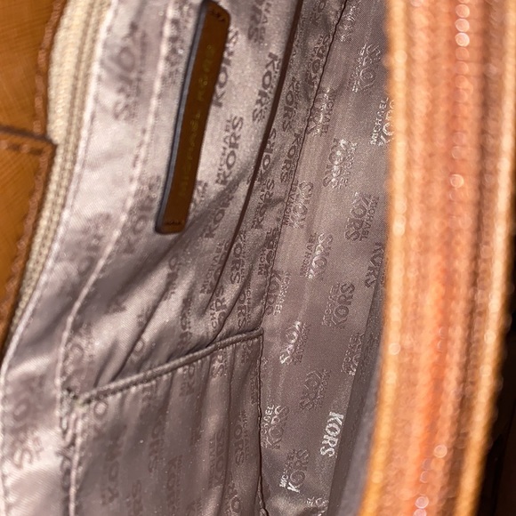 Michael Kors Hamilton Brown Satchel Purse NWT $298 - Picture 7 of 12